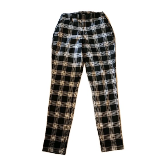 Hot Topic Pants - Hot Topic White And Black Plaid Pants Womens Small Read Description